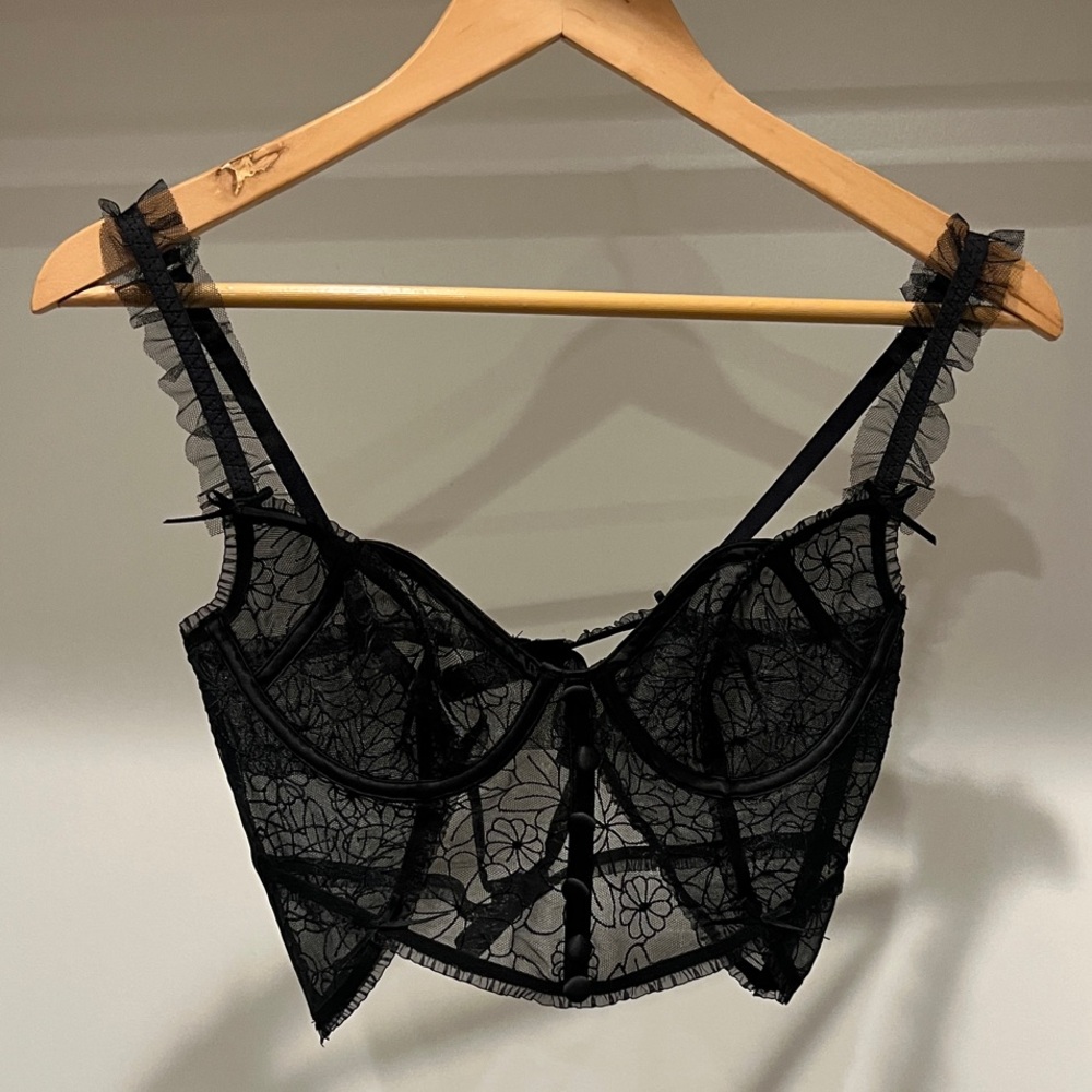 For Love & Lemons x Victoria's Secret Emilia Longline Bra